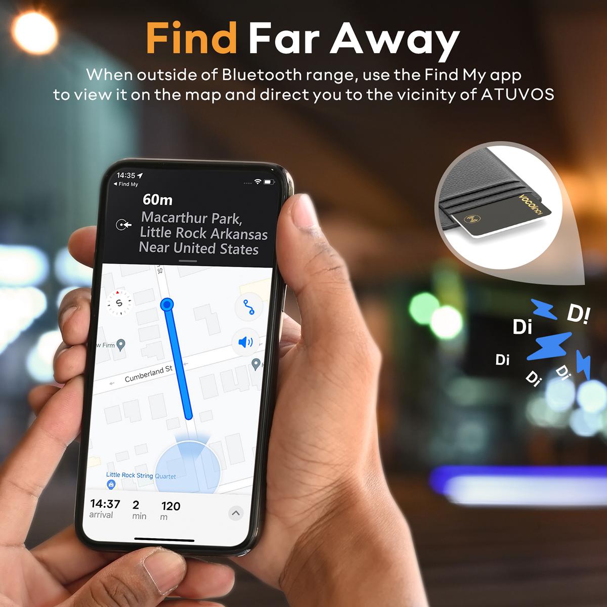 VOCOlinc Slim Bluetooth Item Finder-VT2202(Only iOS)