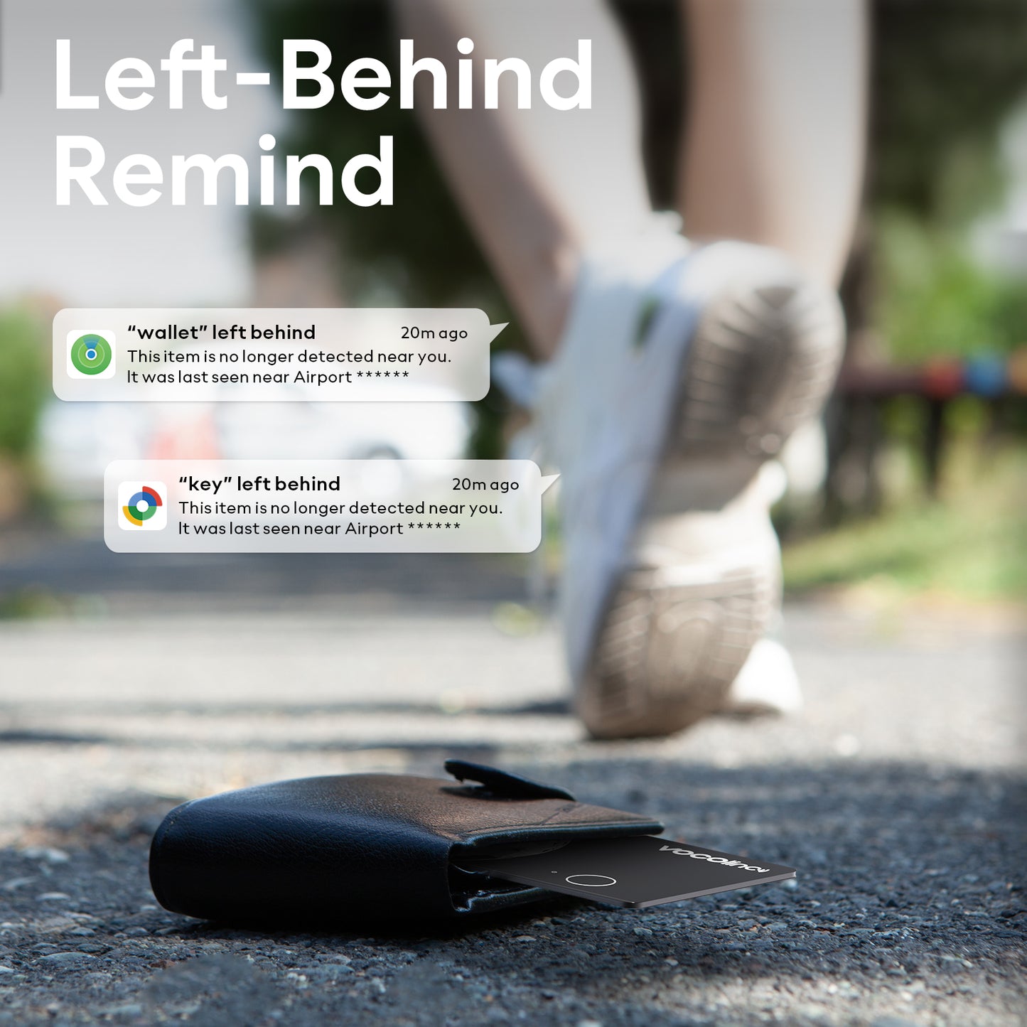 VOCOlinc Air Tag Pro Smart Card for Android & iOS, 1 Pack