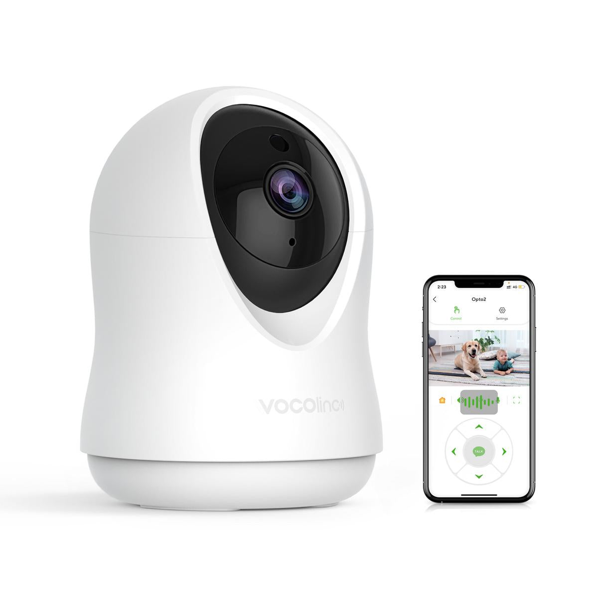 VOCOlinc Indoor Security Camera, 1080P HomeKit Camera, Camera for Home  Security/Baby Monitor/ Pets, Pan/Tilt IP Camera with Night Vision, 2-Way  Audio, Live Video and Motion Detection, HomeKit ONLY