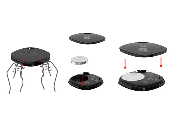 VOCOlinc Dual-System Bluetooth Finder-VT2201-TD 4 pack (iOS&Android)