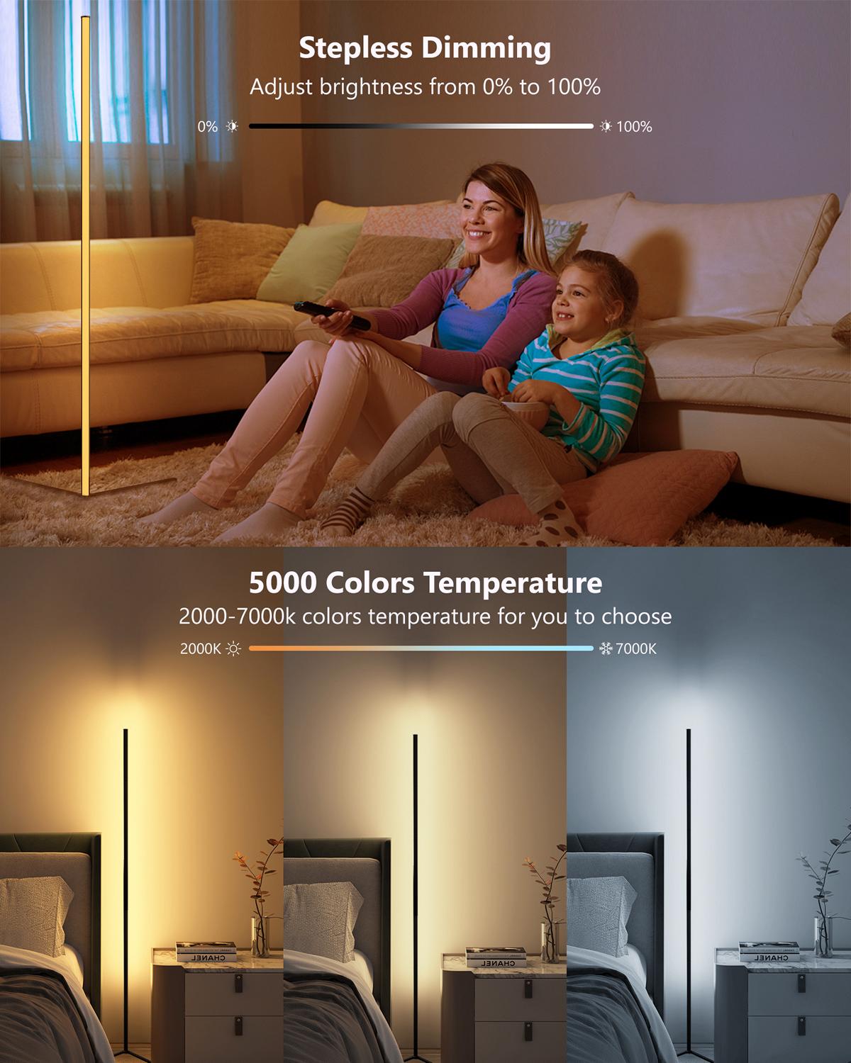 VOCOlinc RGBIC Smart Corner Floor Lamp- FL2201