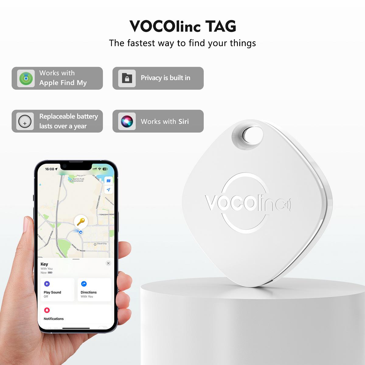 VOCOlinc White Versatile Bluetooth Finder-2P（iOS Only）
