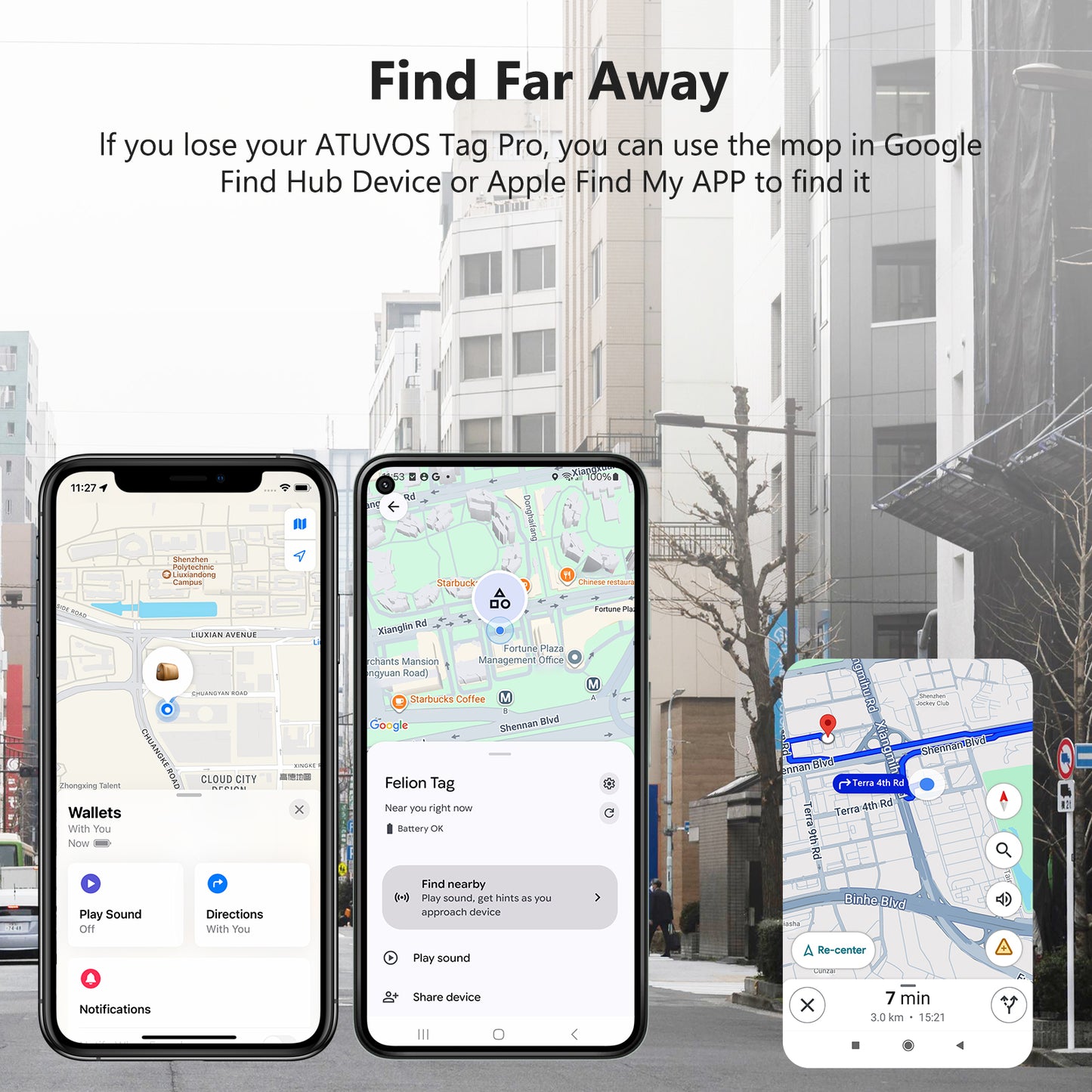 VOCOlinc Dual-System Bluetooth Finder-VT2201-TD 4 pack (iOS&Android)