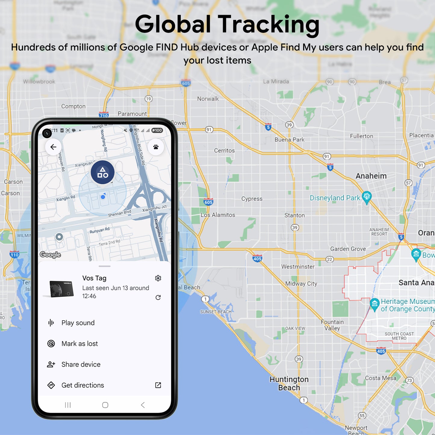 VOCOlinc Air Tag Pro Smart Card for Android & iOS, 2 Pack
