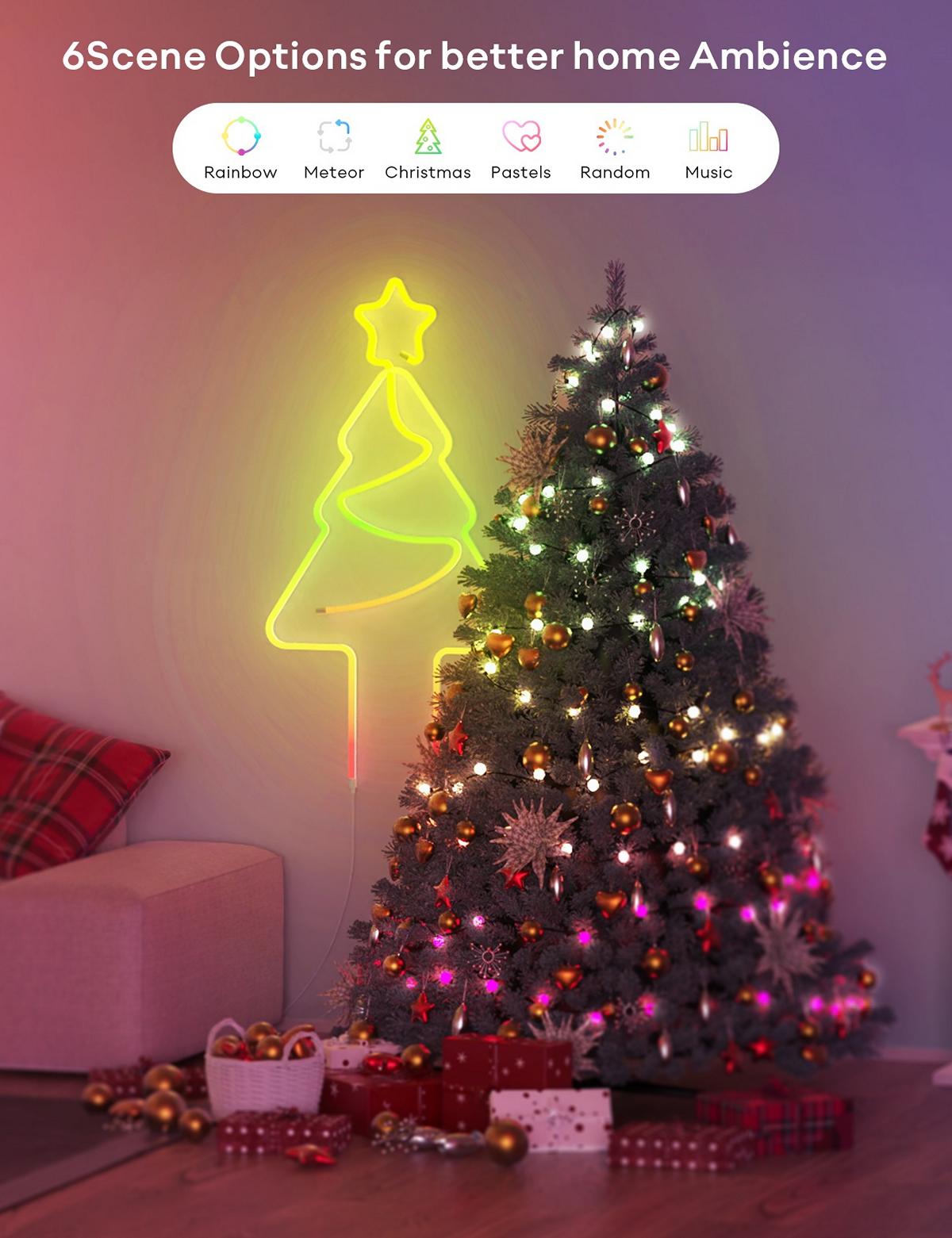 VOCOlinc RGBIC Color Flux 10ft Neon Rope Lights - NL2201
