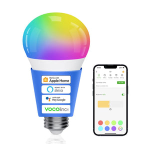 VOCOlinc SmartGlow Wi-Fi Light Bulb (A21, E26/27) – L3