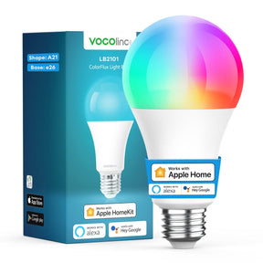 VOCOlinc SmartGlow WiFi RGBIC Ambiance LED Light Bulb-LB2101 1Pack