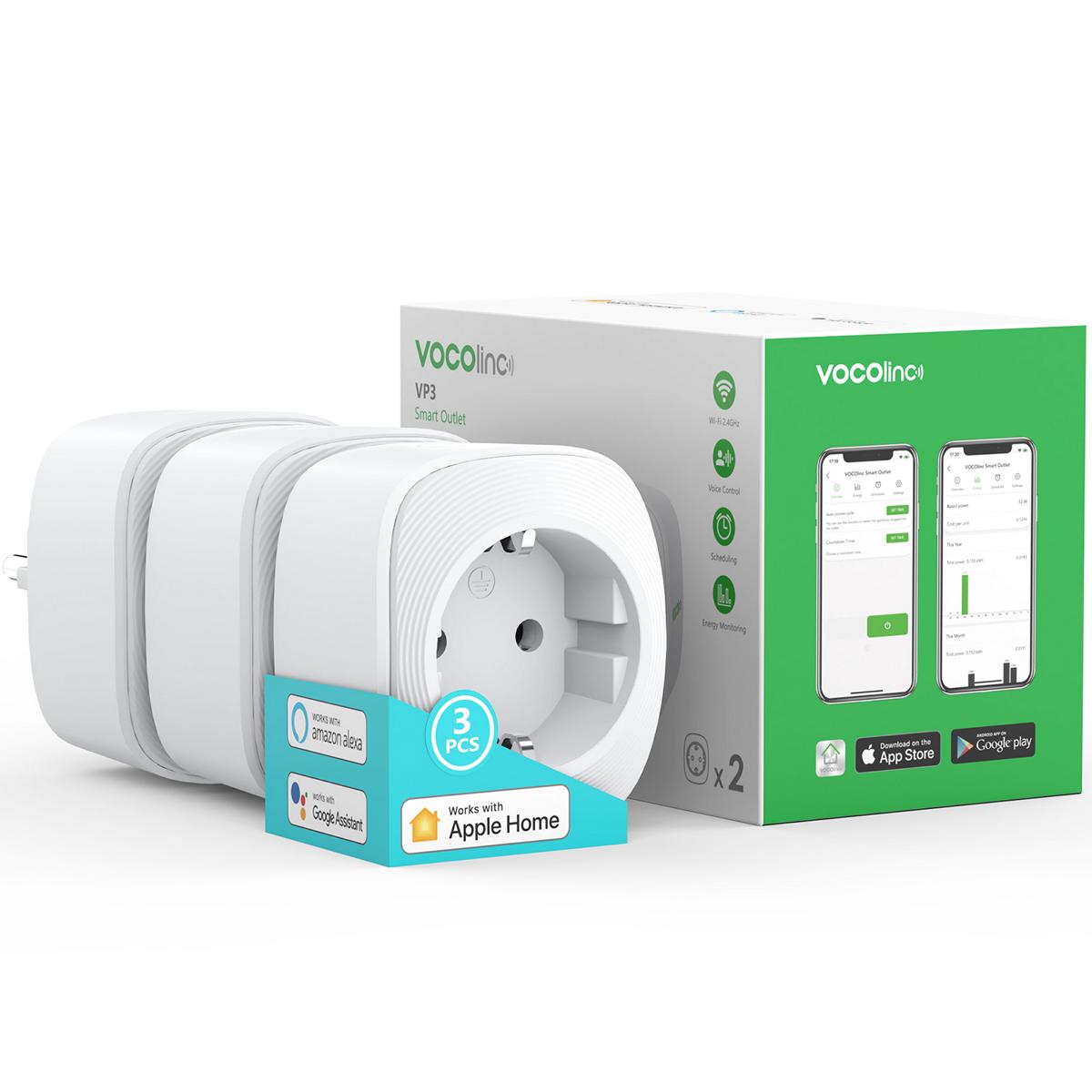 VOCOlinc Multifunction Smart Plug -VP3-1 Pack