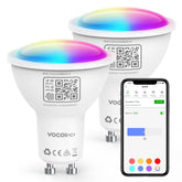 VOCOlinc Smart Wifi Light Bulbs- GU10-2 Packs